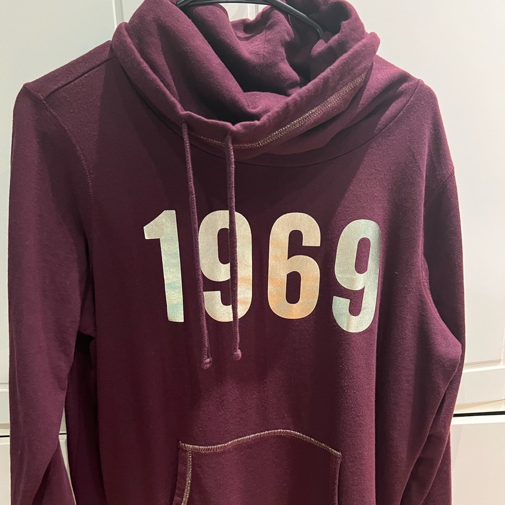 Gap Burgundy Cowl-Neck Sweater